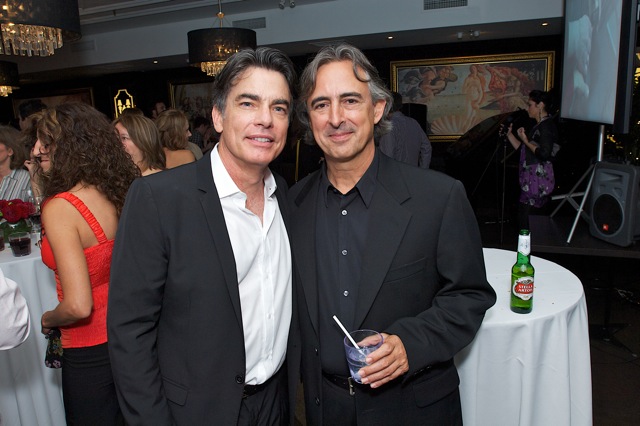 with Peter Gallagher