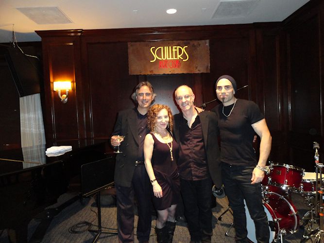 with Judy Wexler, Bill Moring & Steve Hass at Scullers in Boston